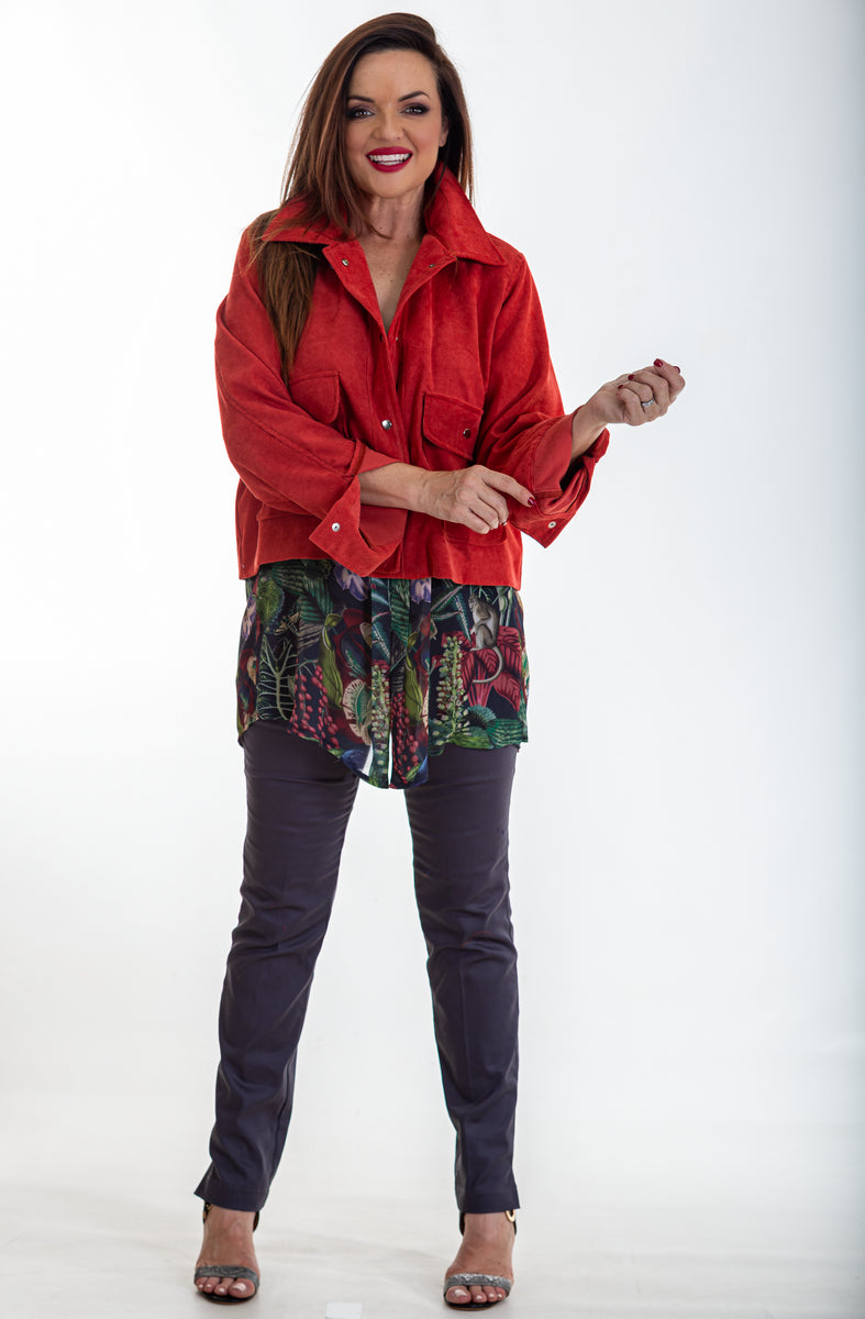 Cropped Jacket | Russet