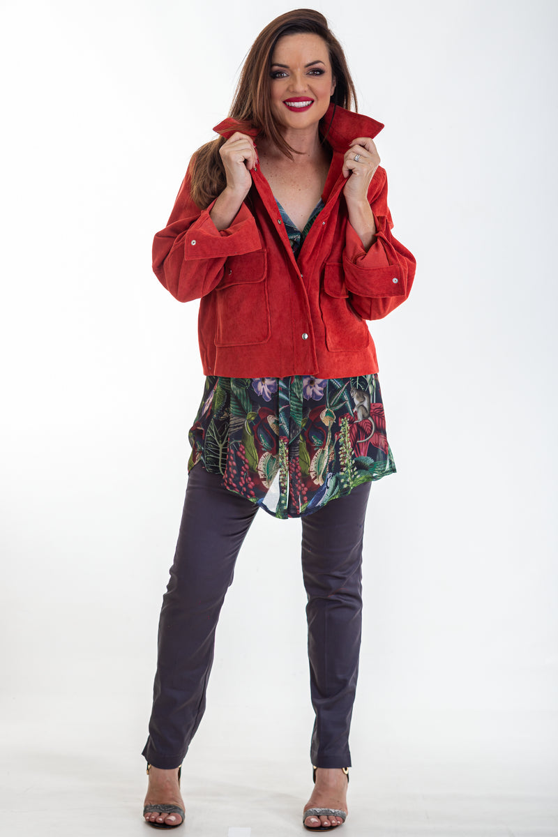 Cropped Jacket | Russet