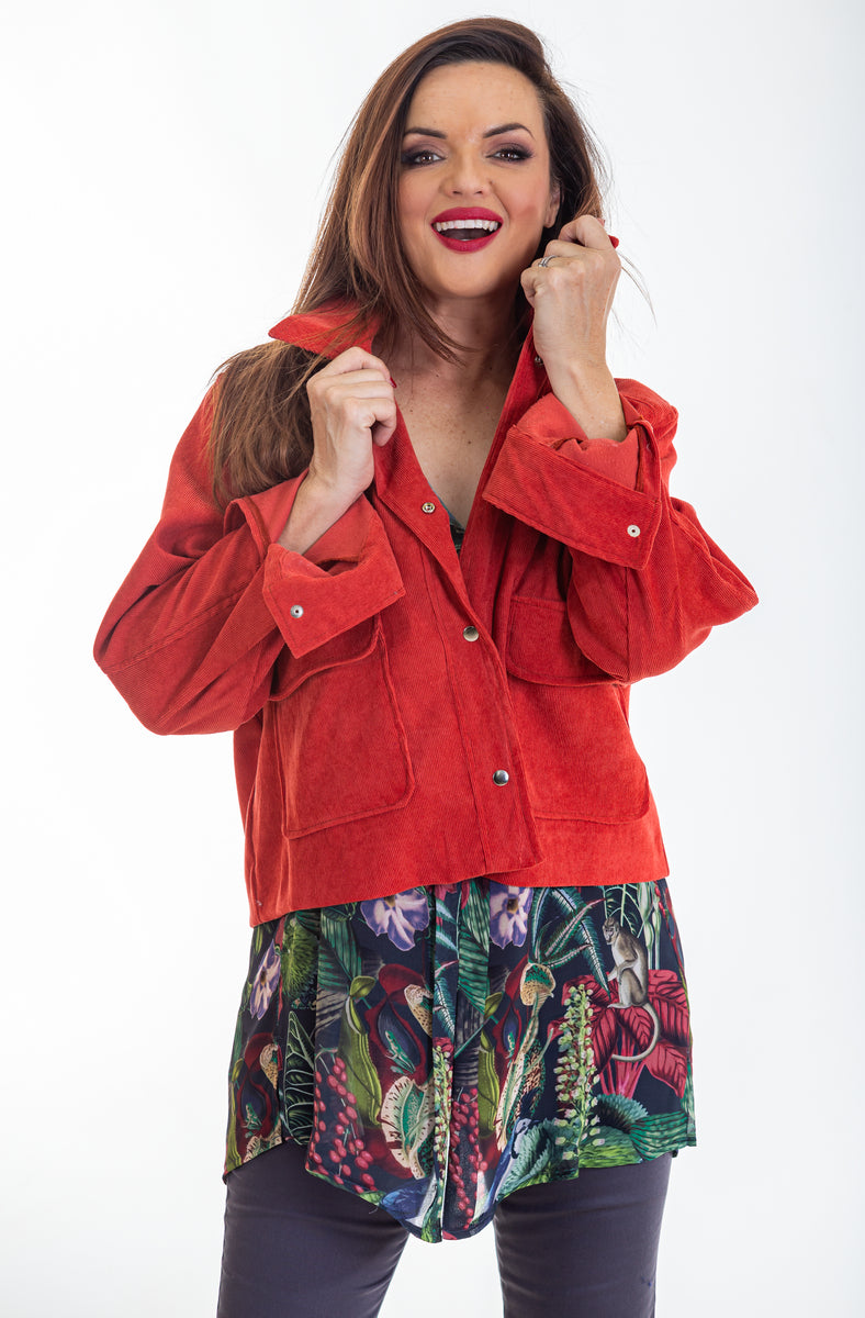 Cropped Jacket | Russet