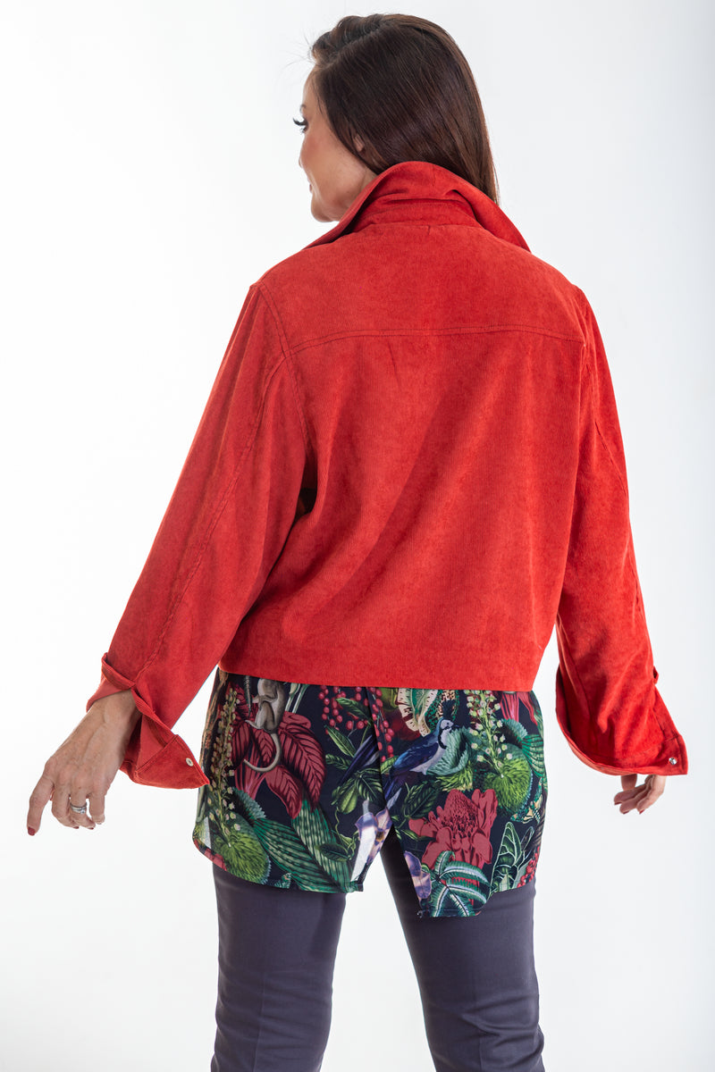 Cropped Jacket | Russet