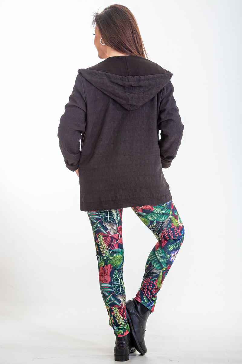 Relaxed Zip Through Jacket  | Anthracite
