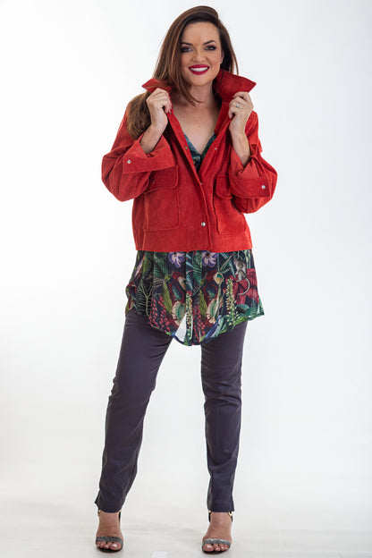 Cropped Jacket | Russet